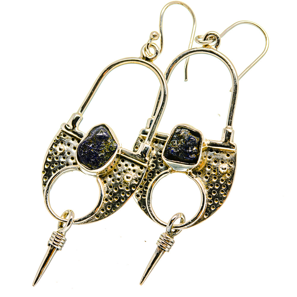 Lapis Lazuli Earrings handcrafted by Anasilvercos - EARR420423