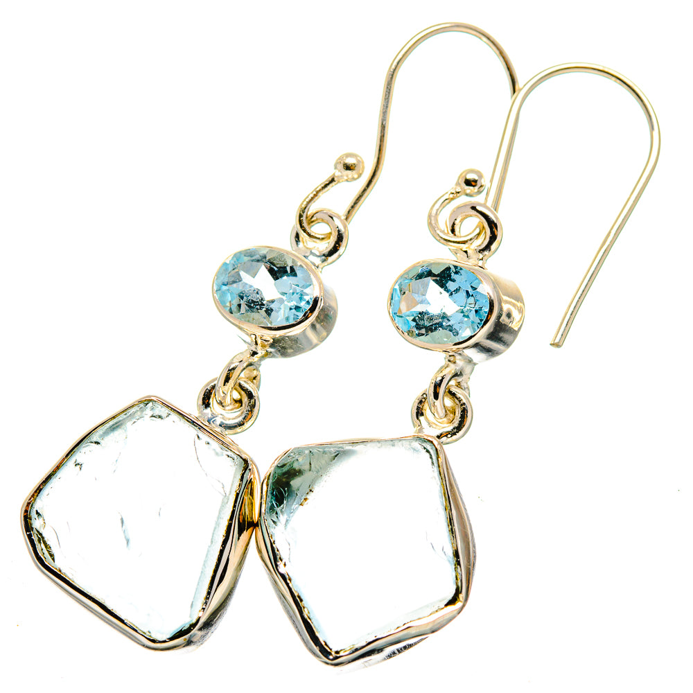 Aquamarine Earrings handcrafted by Anasilvercos - EARR420441