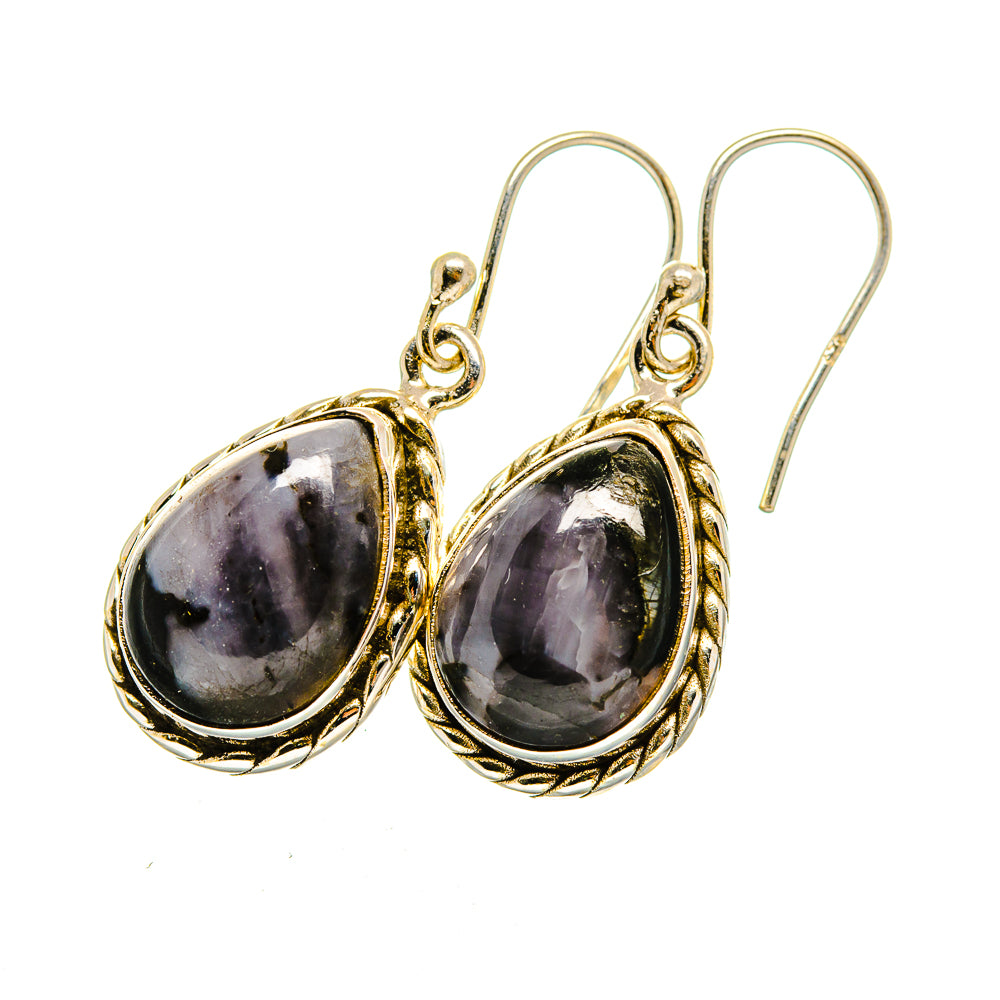 Gabbro Stone Earrings handcrafted by Anasilvercos - EARR420483