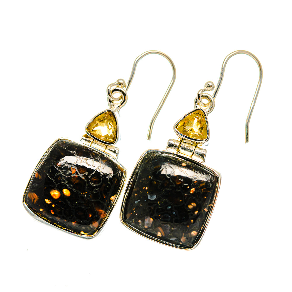 Dinosaur Bone Earrings handcrafted by Anasilvercos - EARR420484