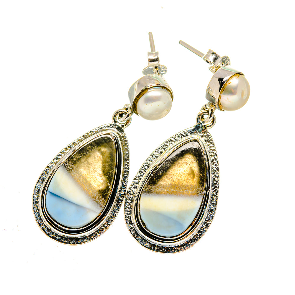 Owyhee Opal Earrings handcrafted by Anasilvercos - EARR420503