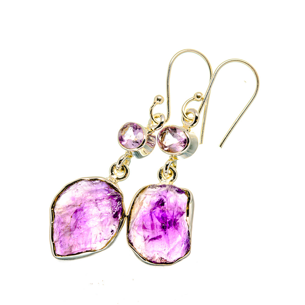 Amethyst Earrings handcrafted by Anasilvercos - EARR420522