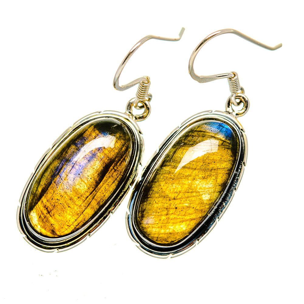 Labradorite Earrings handcrafted by Anasilvercos - EARR420545
