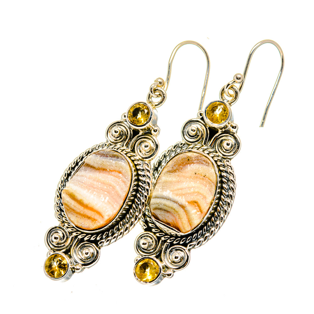 Desert Druzy Earrings handcrafted by Anasilvercos - EARR420553