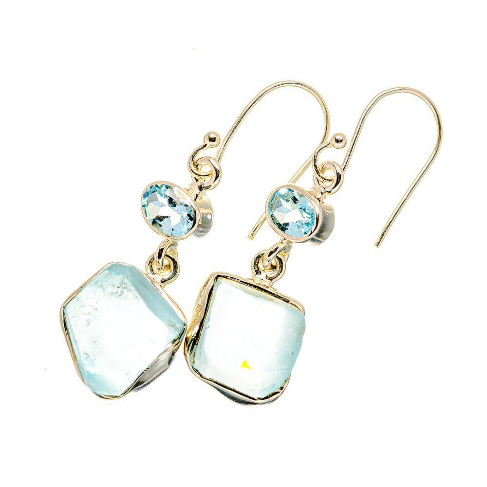 Aquamarine Earrings handcrafted by Anasilvercos - EARR420561
