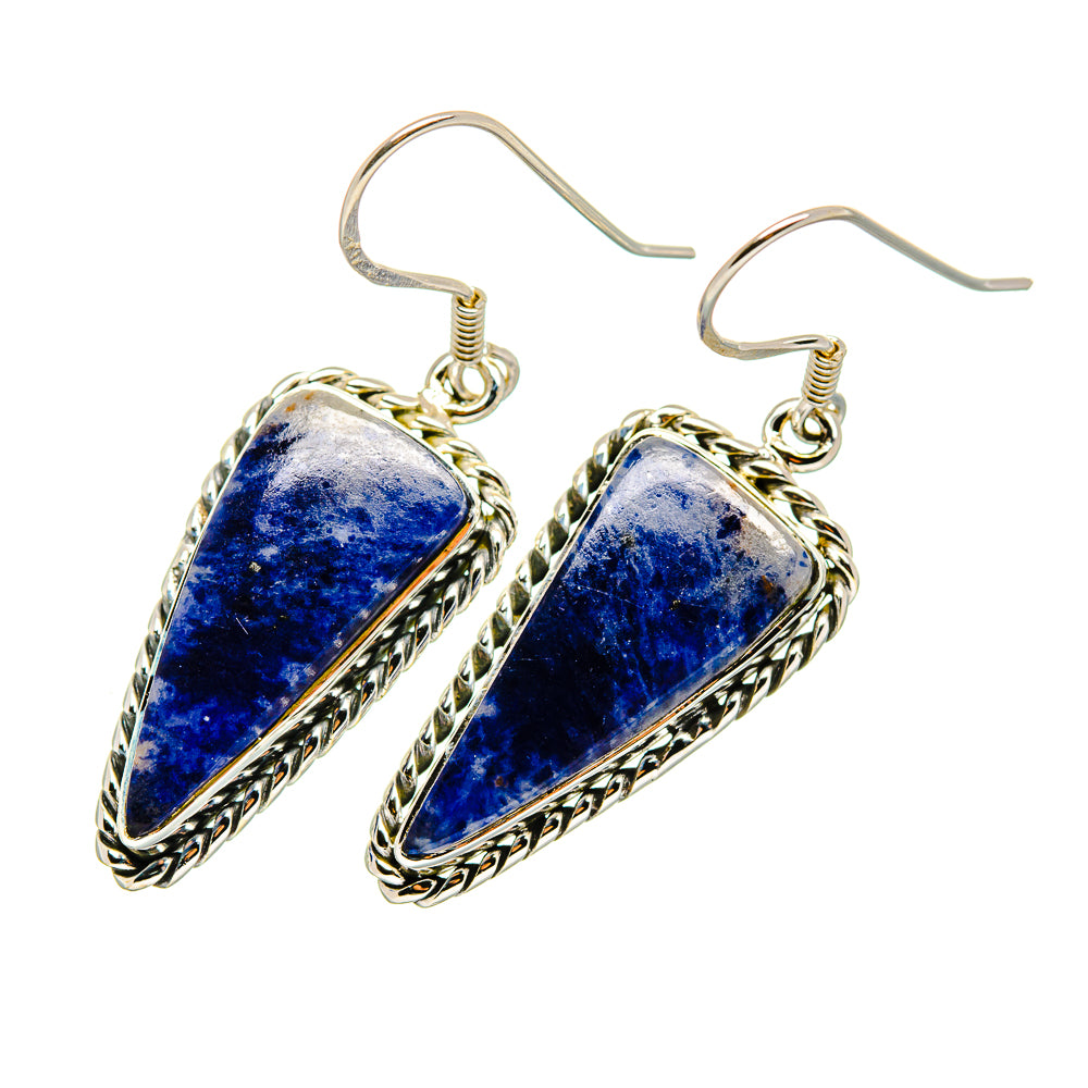 Sodalite Earrings handcrafted by Anasilvercos - EARR420570