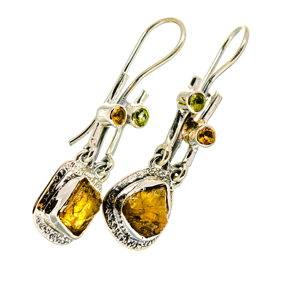 Citrine Earrings handcrafted by Anasilvercos - EARR420578