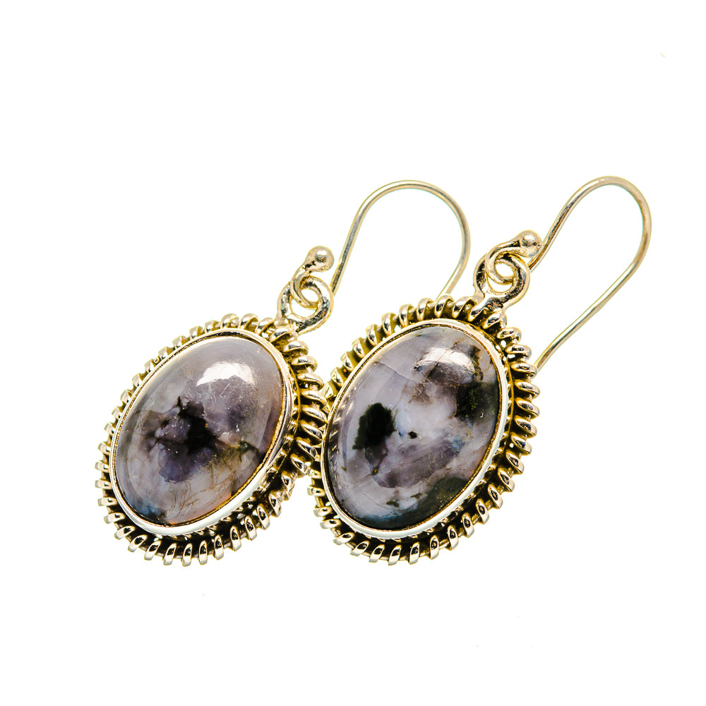 Gabbro Stone Earrings handcrafted by Anasilvercos - EARR420586