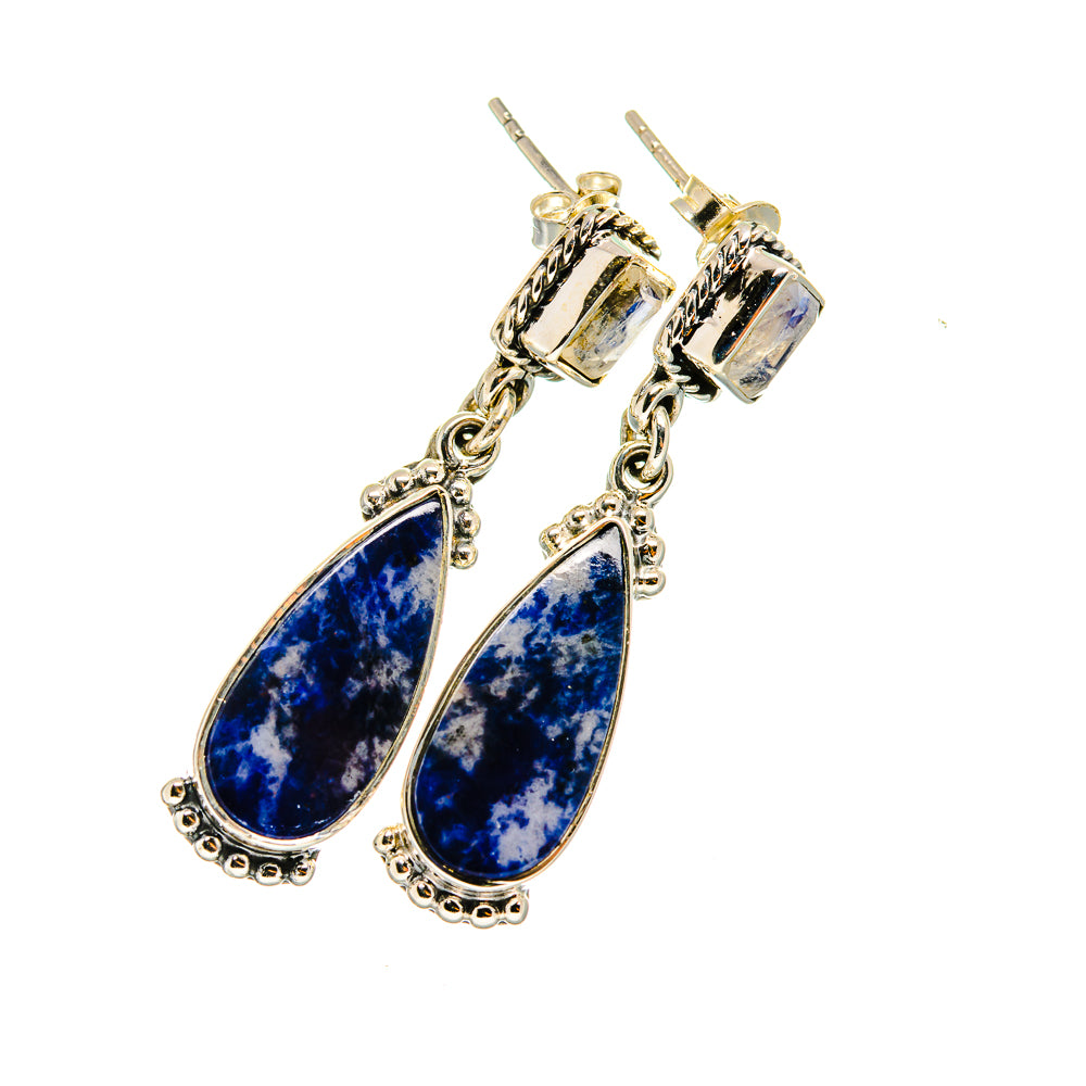 Sodalite Earrings handcrafted by Anasilvercos - EARR420597
