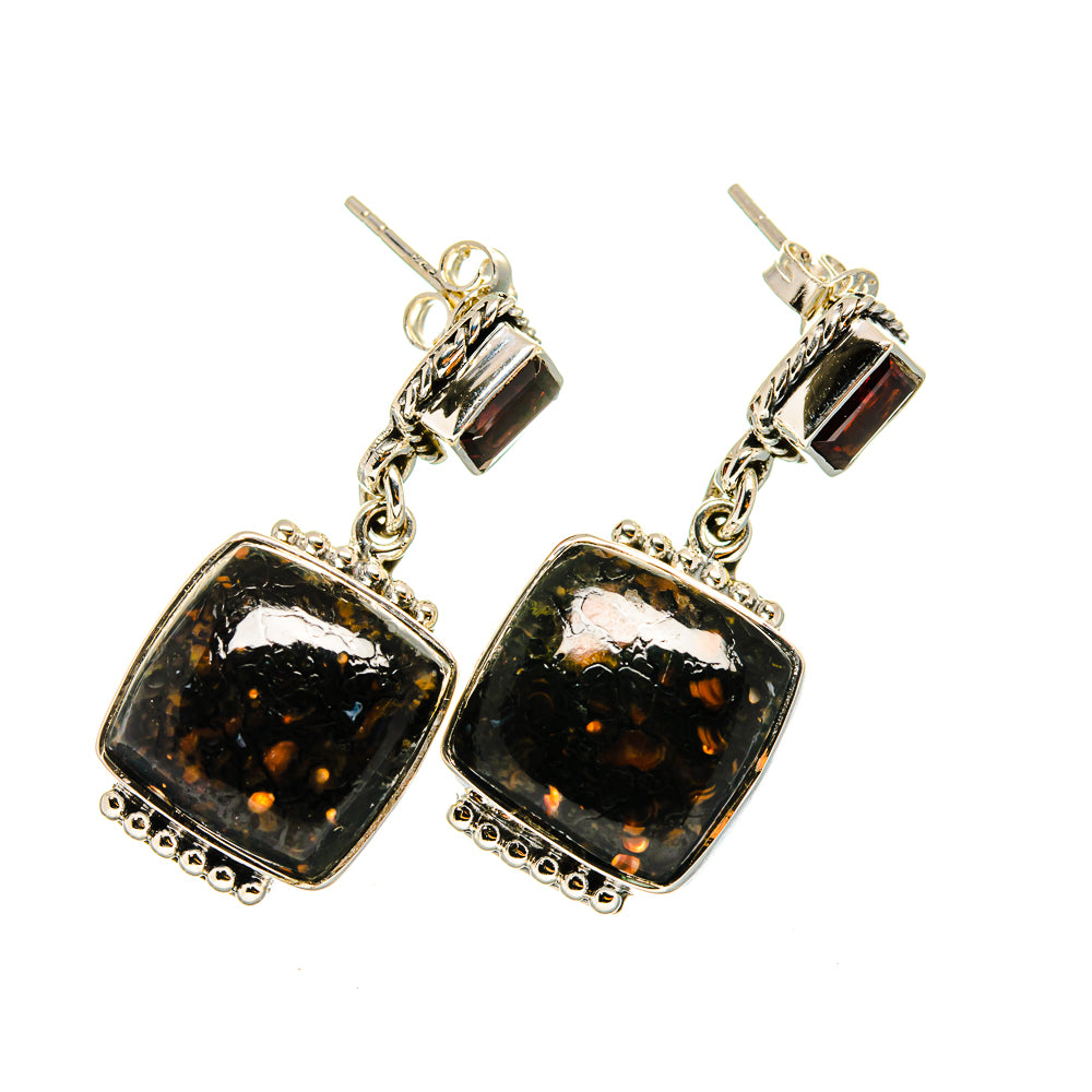 Dinosaur Bone Earrings handcrafted by Anasilvercos - EARR420600