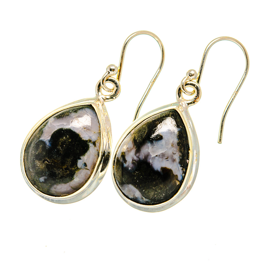 Gabbro Stone Earrings handcrafted by Anasilvercos - EARR420604 - Photo 2