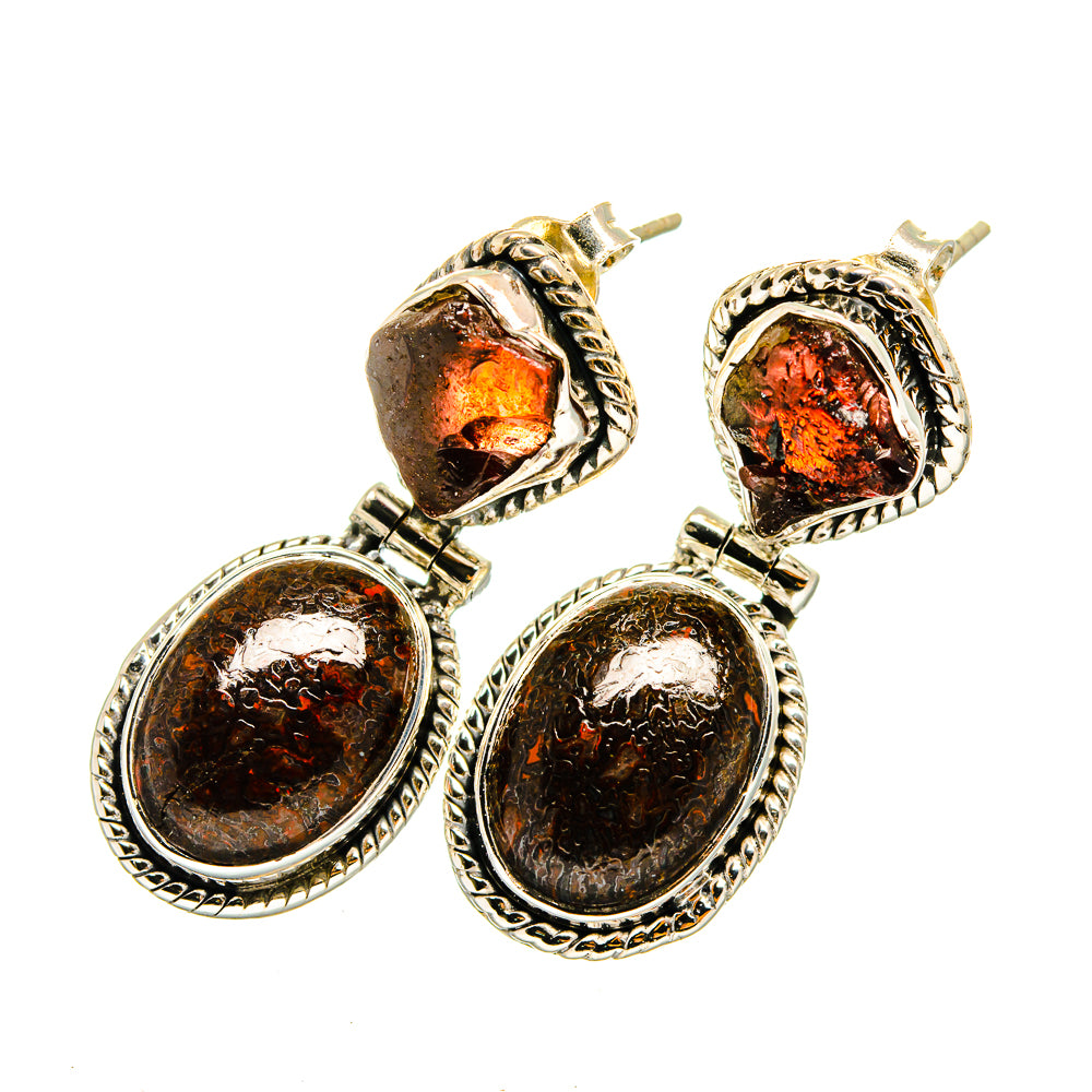 Dinosaur Bone Earrings handcrafted by Anasilvercos - EARR420612