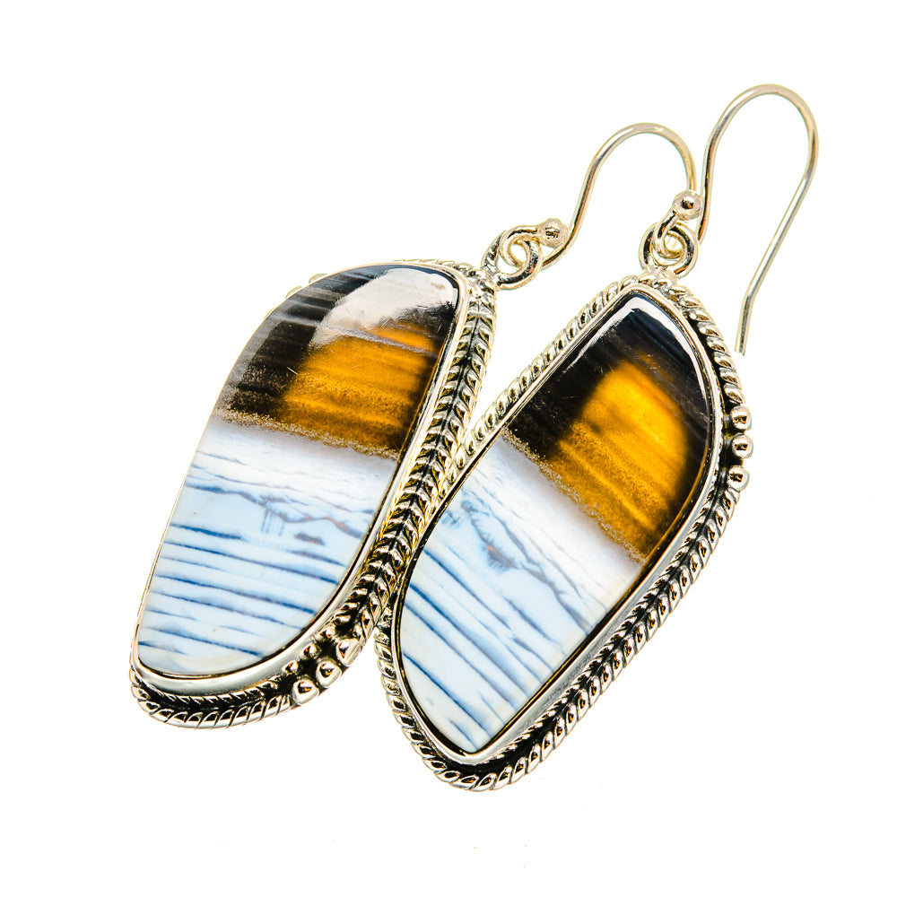 Owyhee Opal Earrings handcrafted by Anasilvercos - EARR420623