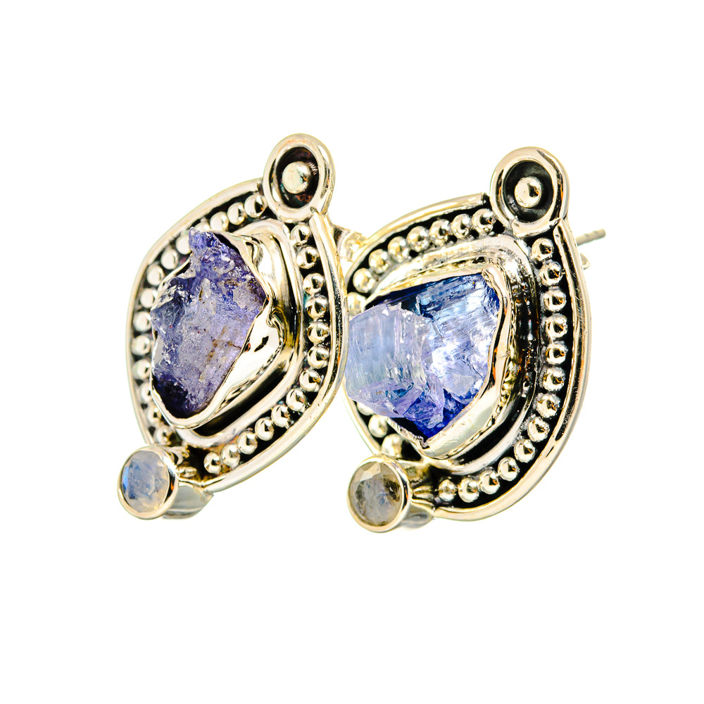 Tanzanite Earrings handcrafted by Anasilvercos - EARR420633