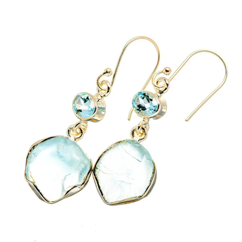 Aquamarine Earrings handcrafted by Anasilvercos - EARR420636