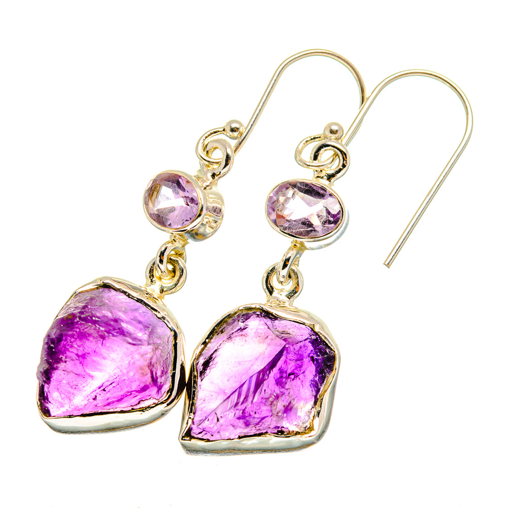 Amethyst Earrings handcrafted by Anasilvercos - EARR420639