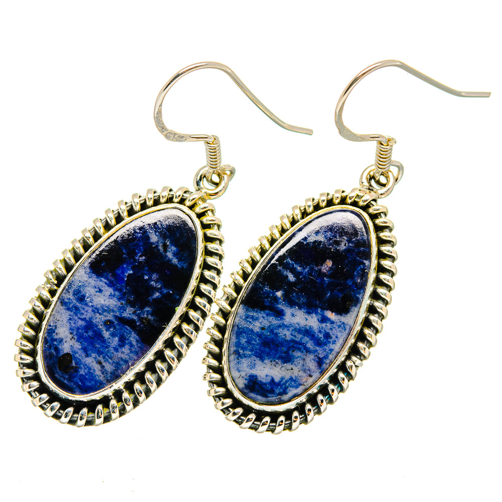 Sodalite Earrings handcrafted by Anasilvercos - EARR420641