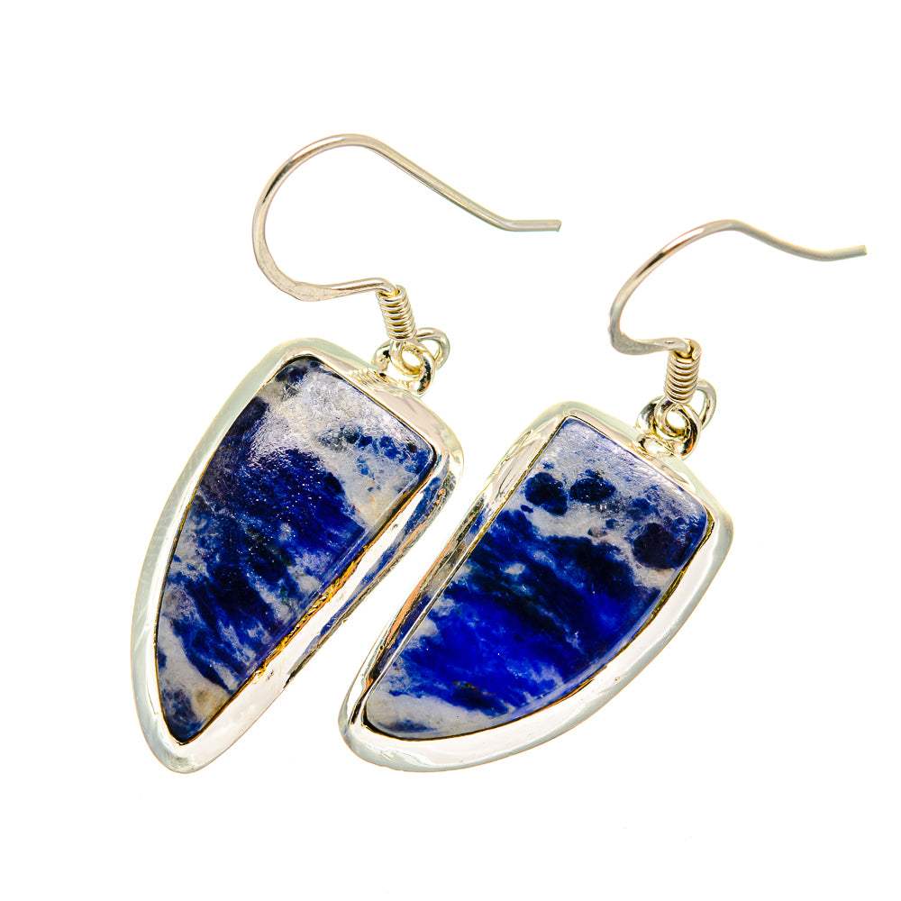 Sodalite Earrings handcrafted by Anasilvercos - EARR420683