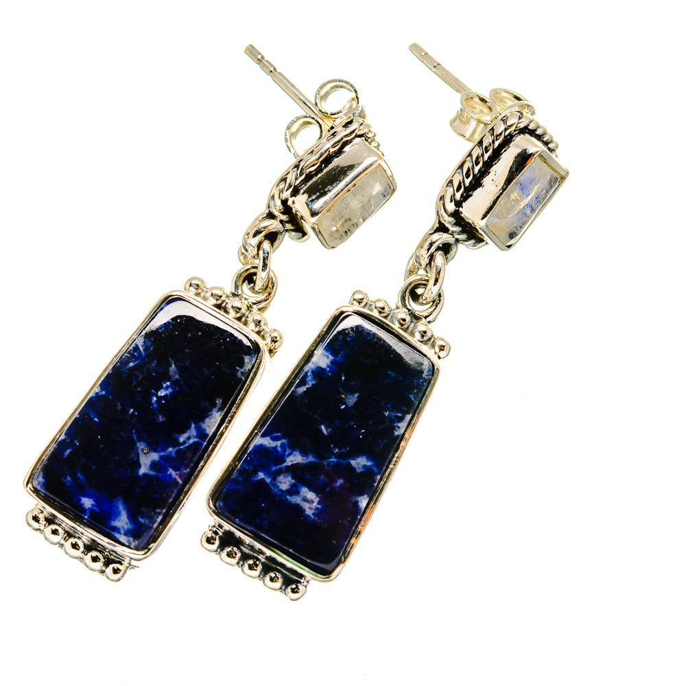 Sodalite Earrings handcrafted by Anasilvercos - EARR420688