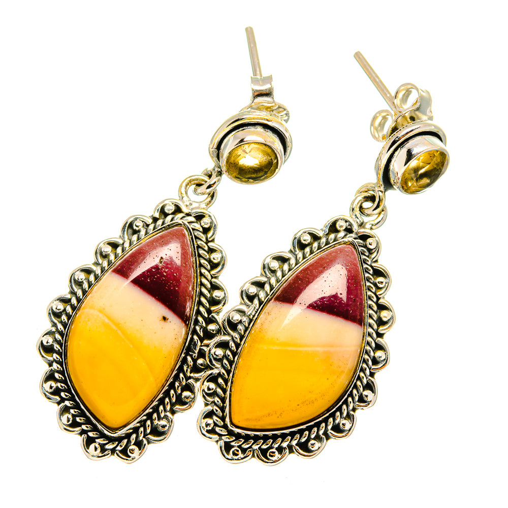 Mookaite Earrings handcrafted by Anasilvercos - EARR420690