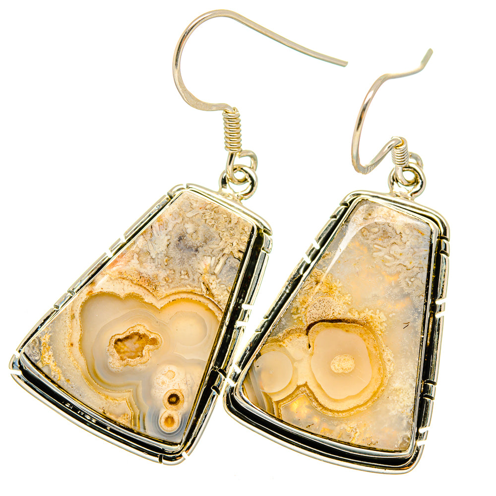 Ocean Jasper Earrings handcrafted by Anasilvercos - EARR420696