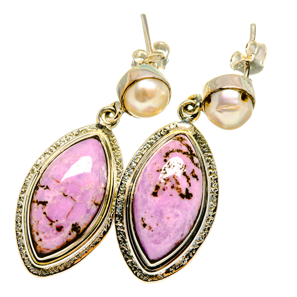 Phosphosiderite Earrings handcrafted by Anasilvercos - EARR420708