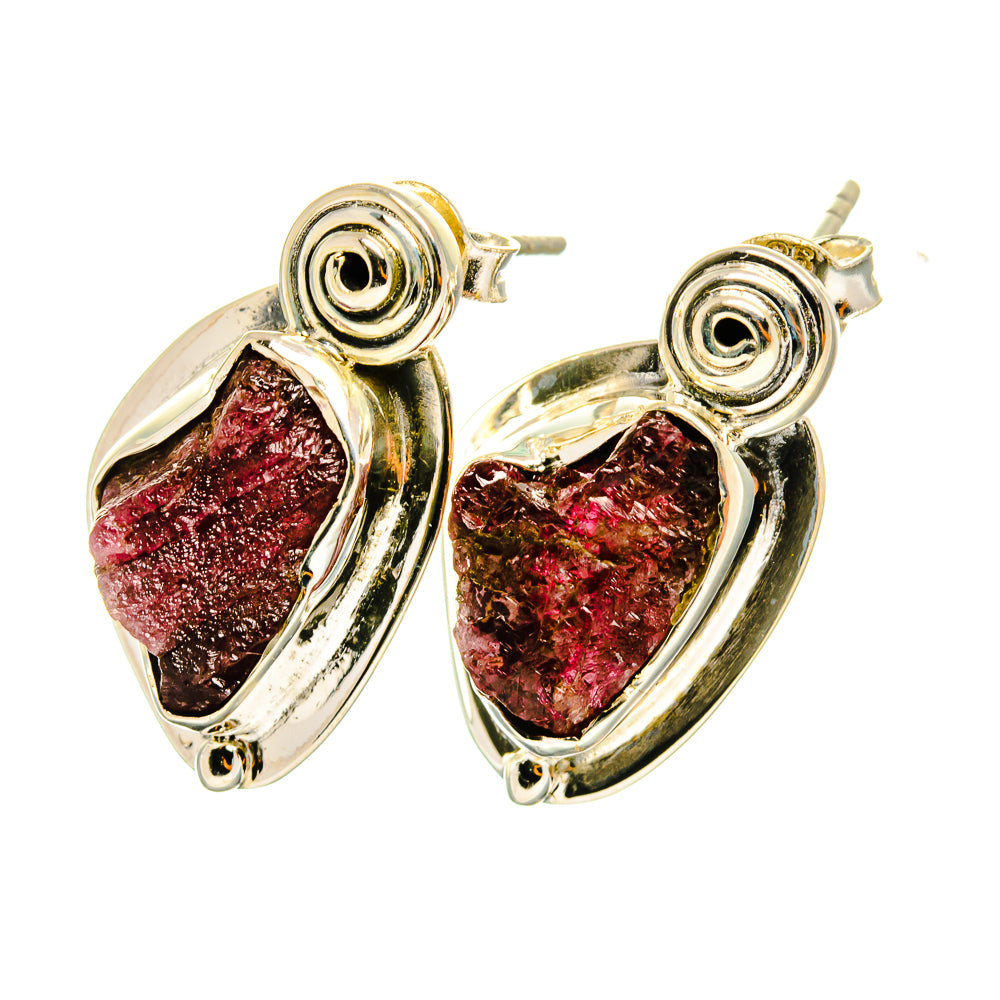 Garnet Earrings handcrafted by Anasilvercos - EARR420717