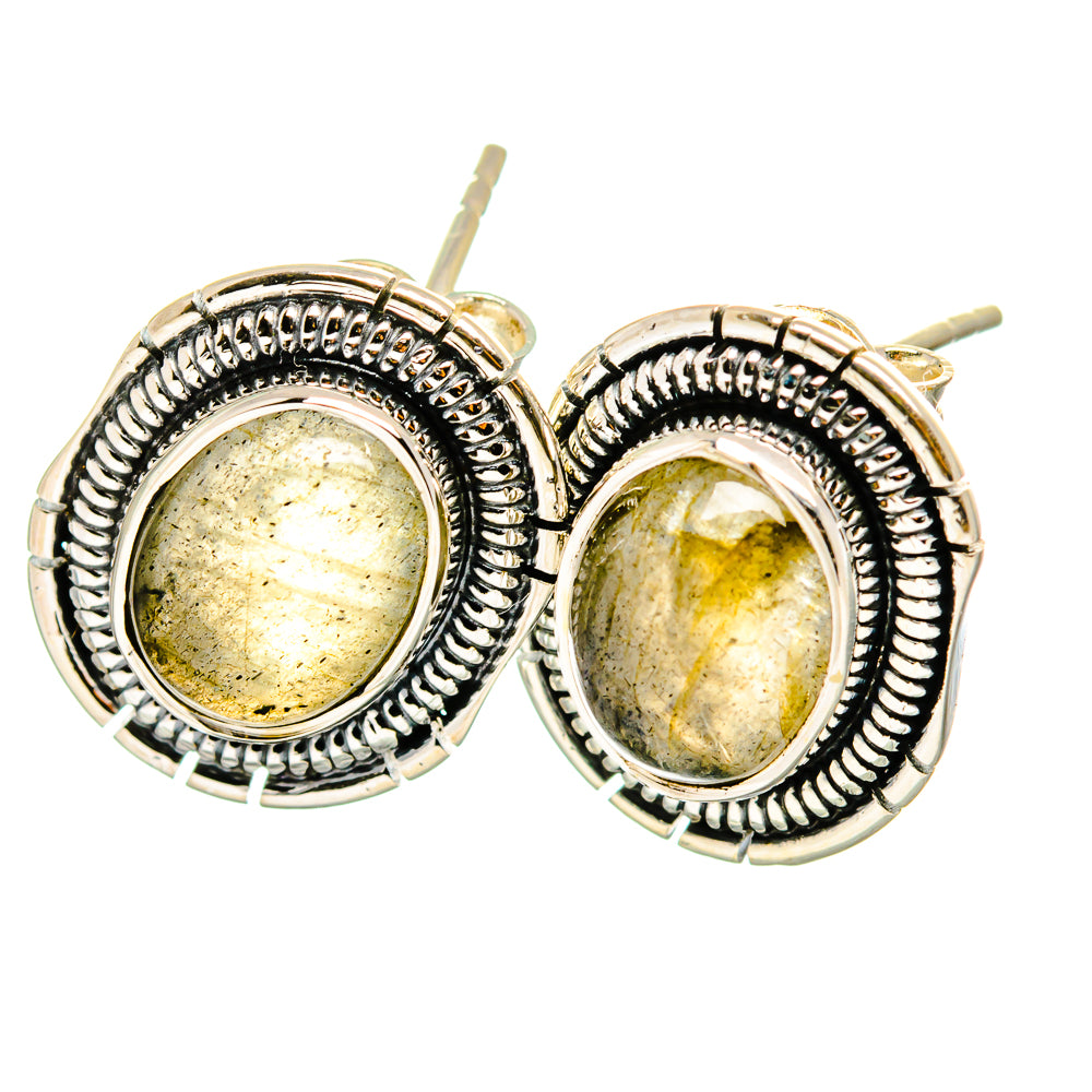 Labradorite Earrings handcrafted by Anasilvercos - EARR420741