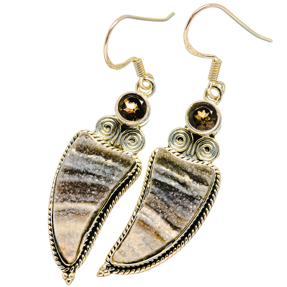 Desert Druzy Earrings handcrafted by Anasilvercos - EARR420772