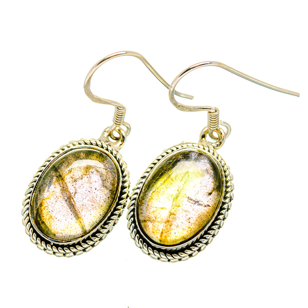 Labradorite Earrings handcrafted by Anasilvercos - EARR420775