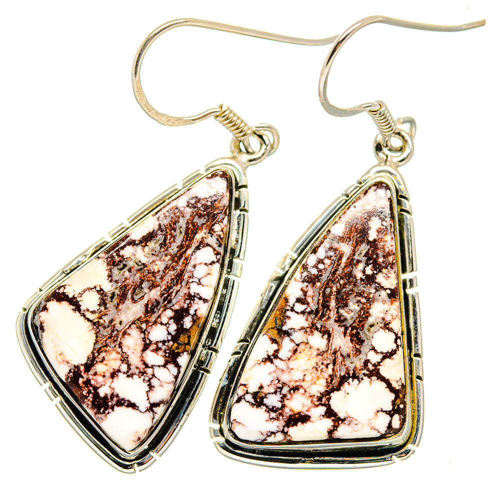 Wild Horse Jasper Earrings handcrafted by Anasilvercos - EARR420786