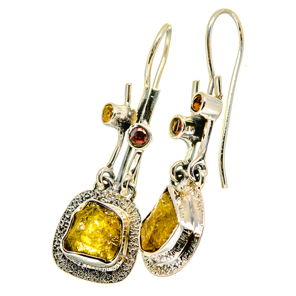 Citrine Earrings handcrafted by Anasilvercos - EARR420796