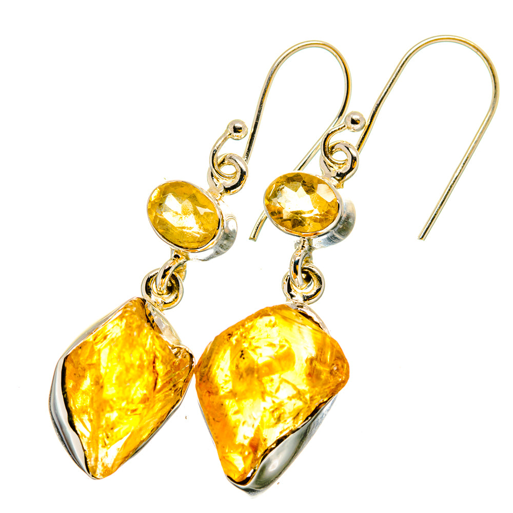 Citrine Earrings handcrafted by Anasilvercos - EARR420812