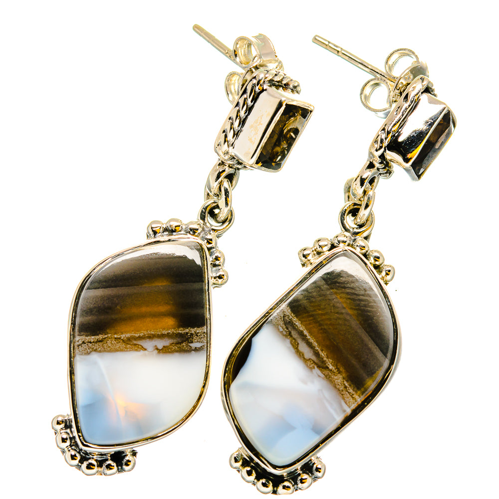 Owyhee Opal Earrings handcrafted by Anasilvercos - EARR420836