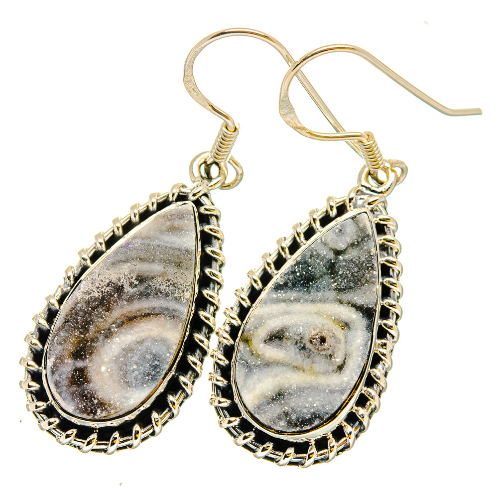 Desert Druzy Earrings handcrafted by Anasilvercos - EARR420845