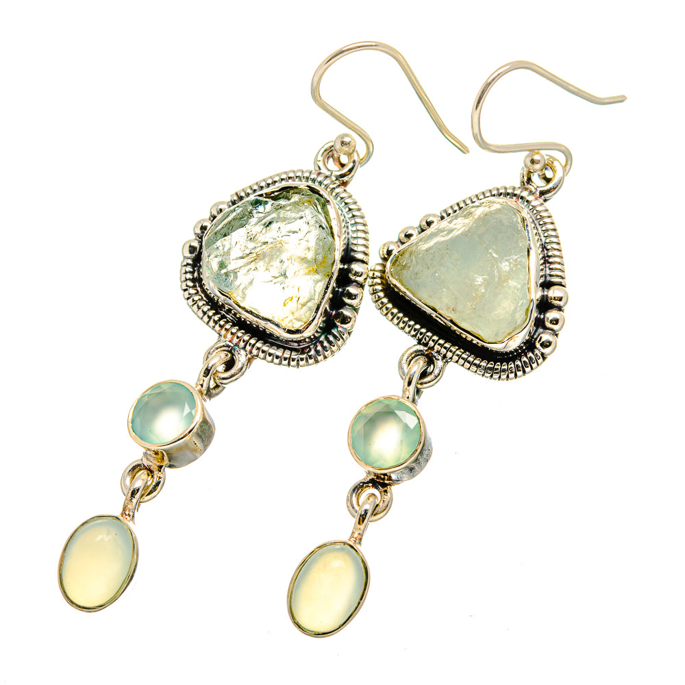 Aquamarine Earrings handcrafted by Anasilvercos - EARR420853