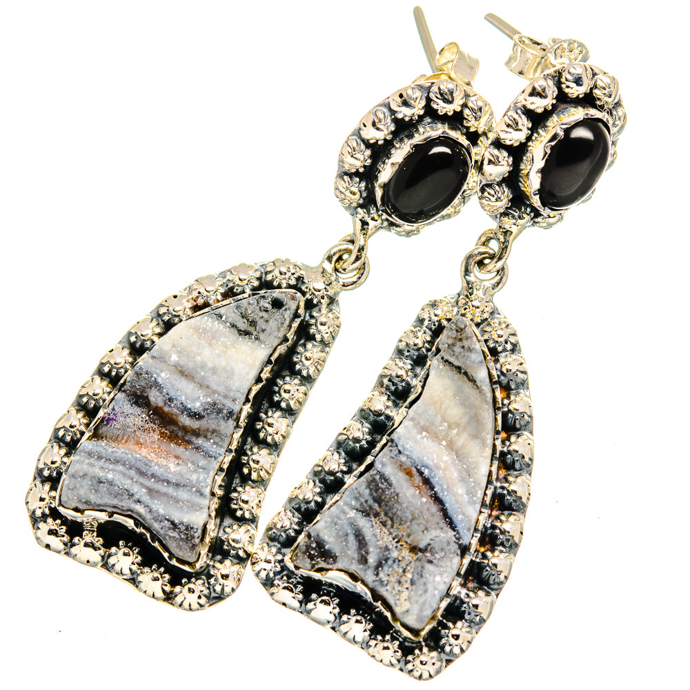 Desert Druzy Earrings handcrafted by Anasilvercos - EARR420868