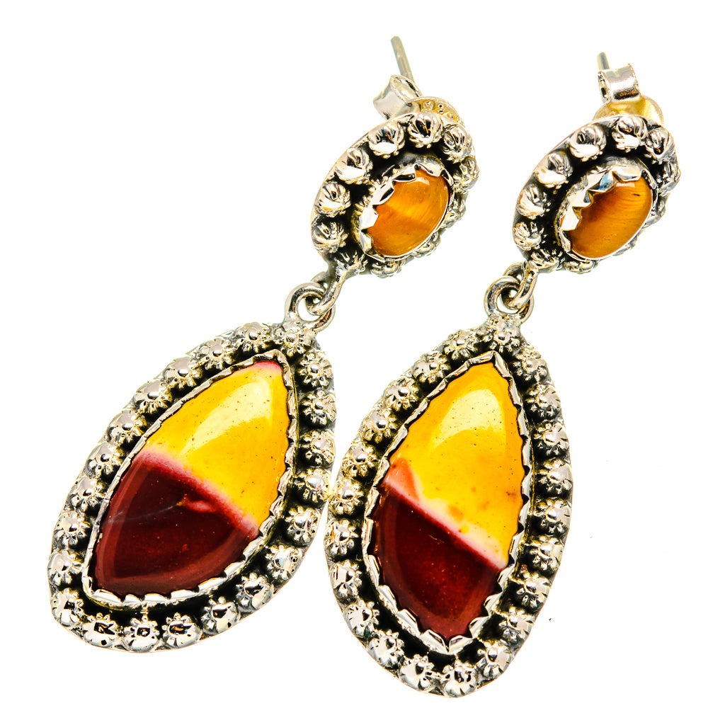 Mookaite Earrings handcrafted by Anasilvercos - EARR420870
