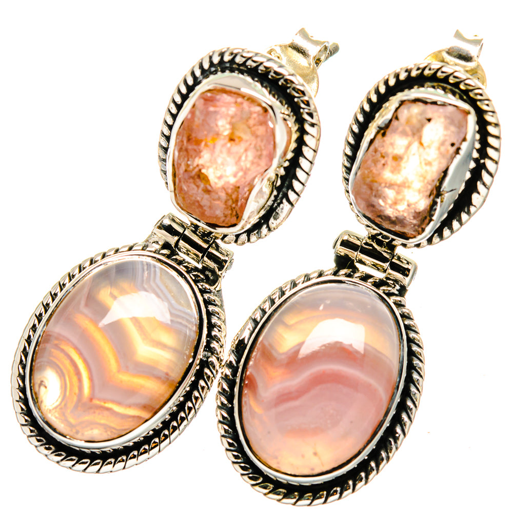 Ocean Jasper Earrings handcrafted by Anasilvercos - EARR420877