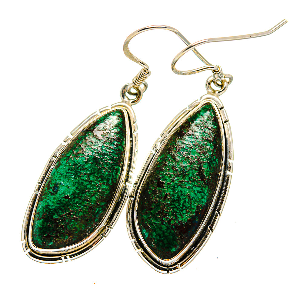 Shattuckite Earrings handcrafted by Anasilvercos - EARR420879