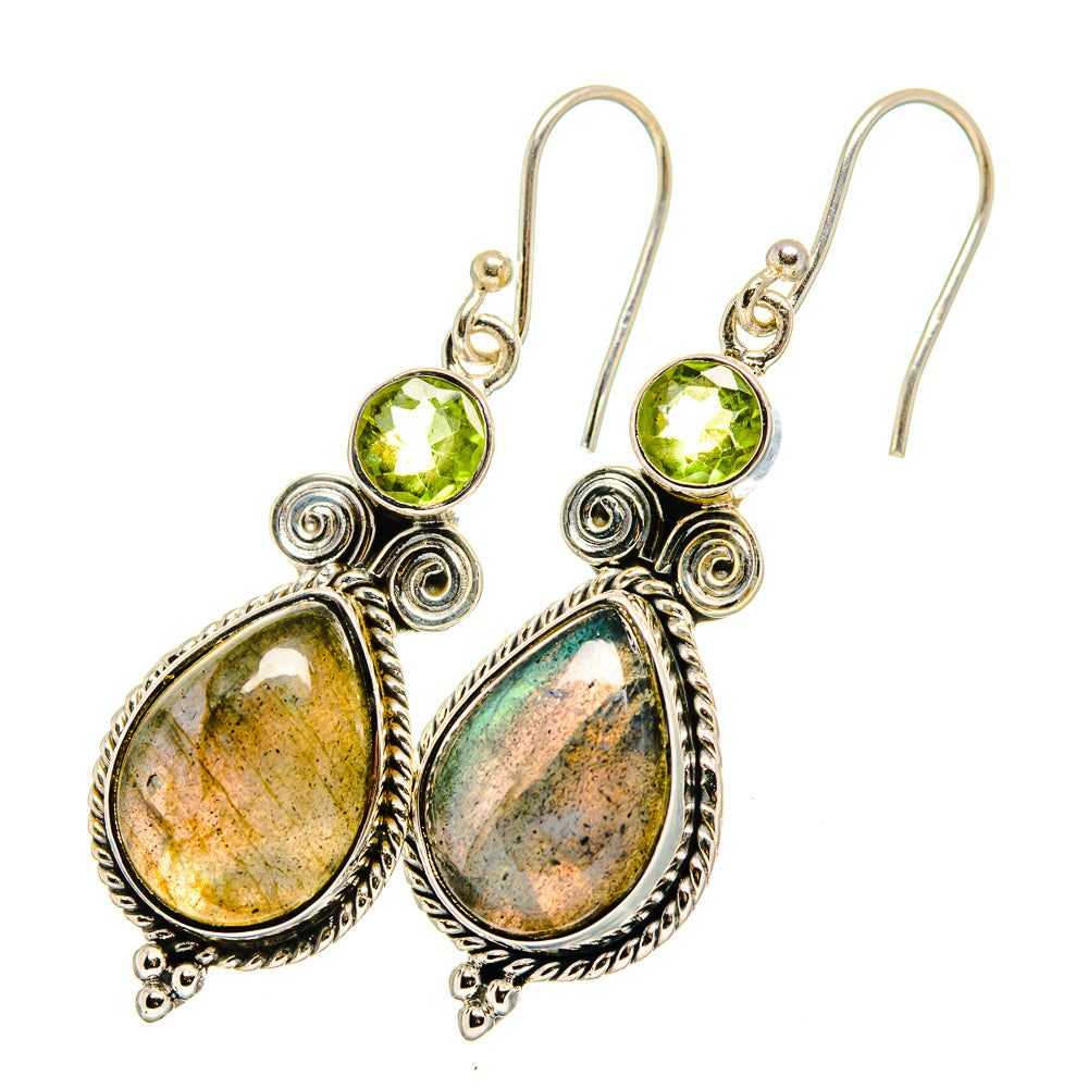Labradorite Earrings handcrafted by Anasilvercos - EARR420882