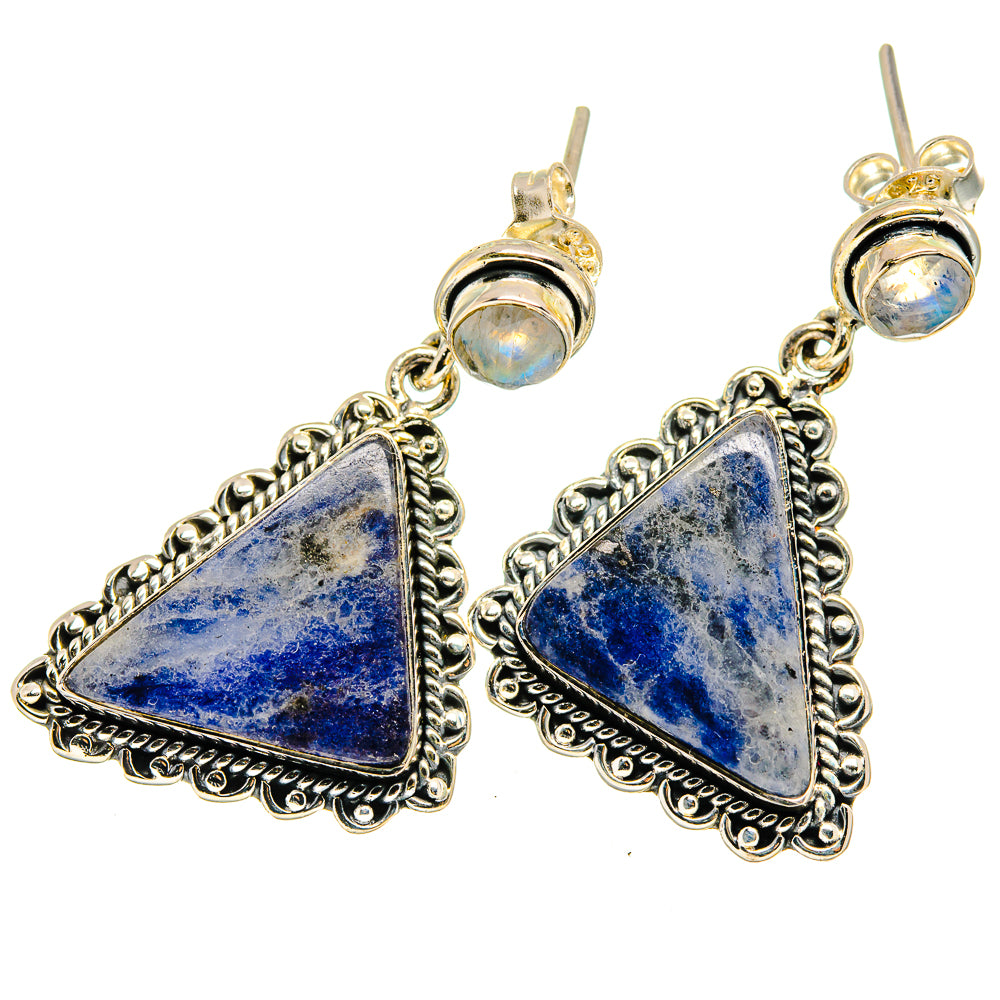 Sodalite Earrings handcrafted by Anasilvercos - EARR420886
