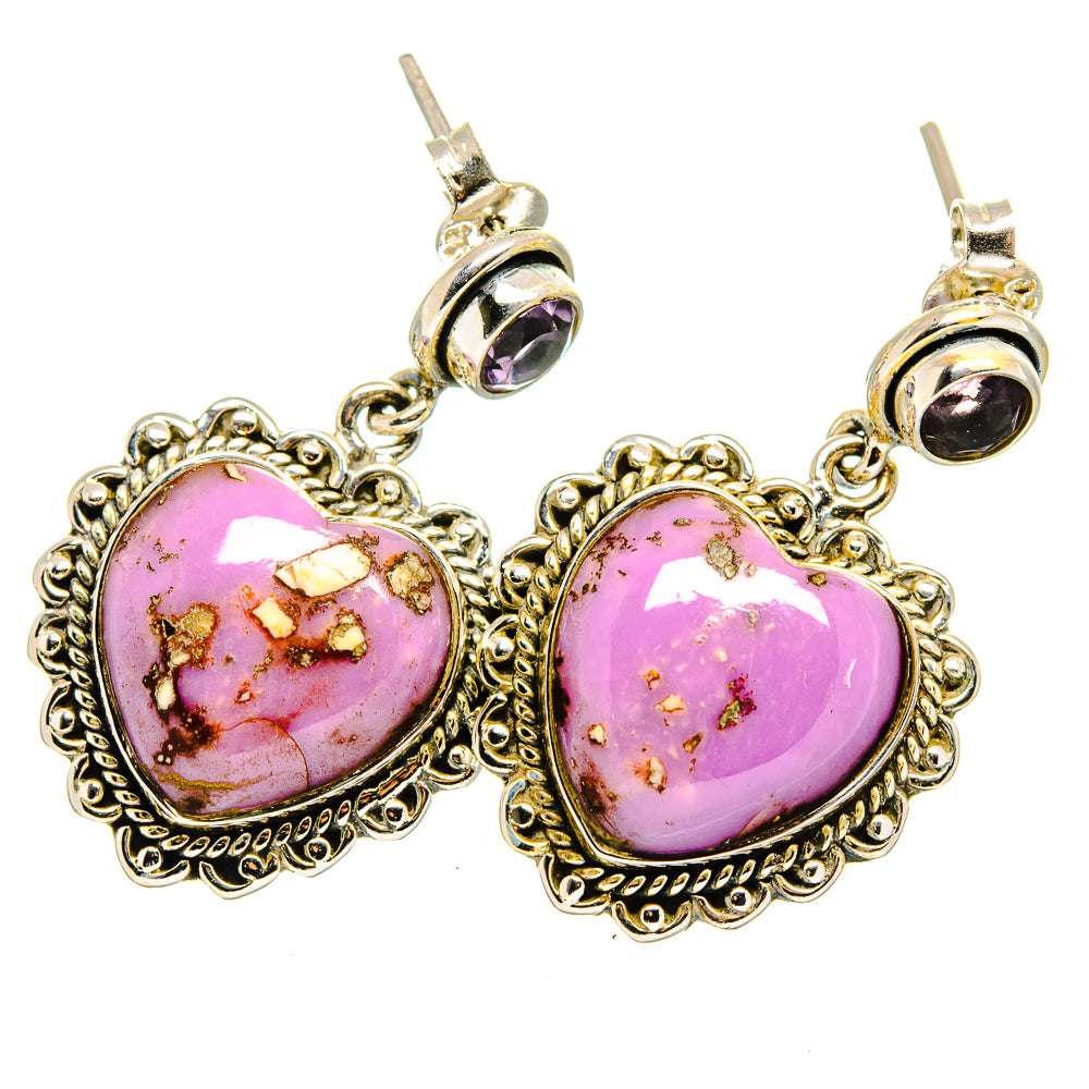 Phosphosiderite Earrings handcrafted by Anasilvercos - EARR420888