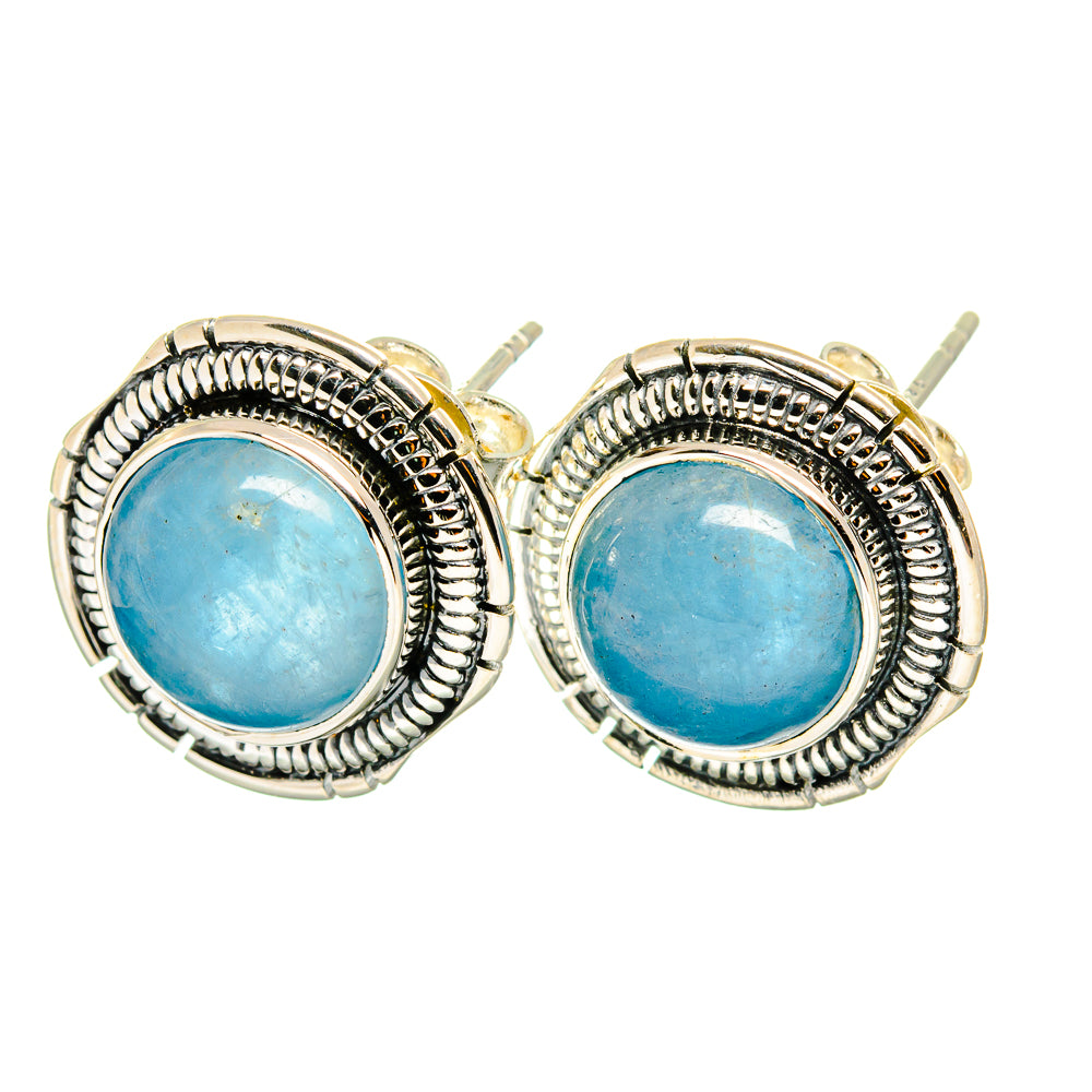 Aquamarine Earrings handcrafted by Anasilvercos - EARR420898