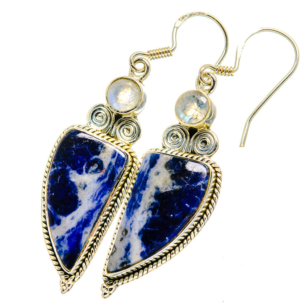Sodalite Earrings handcrafted by Anasilvercos - EARR420906