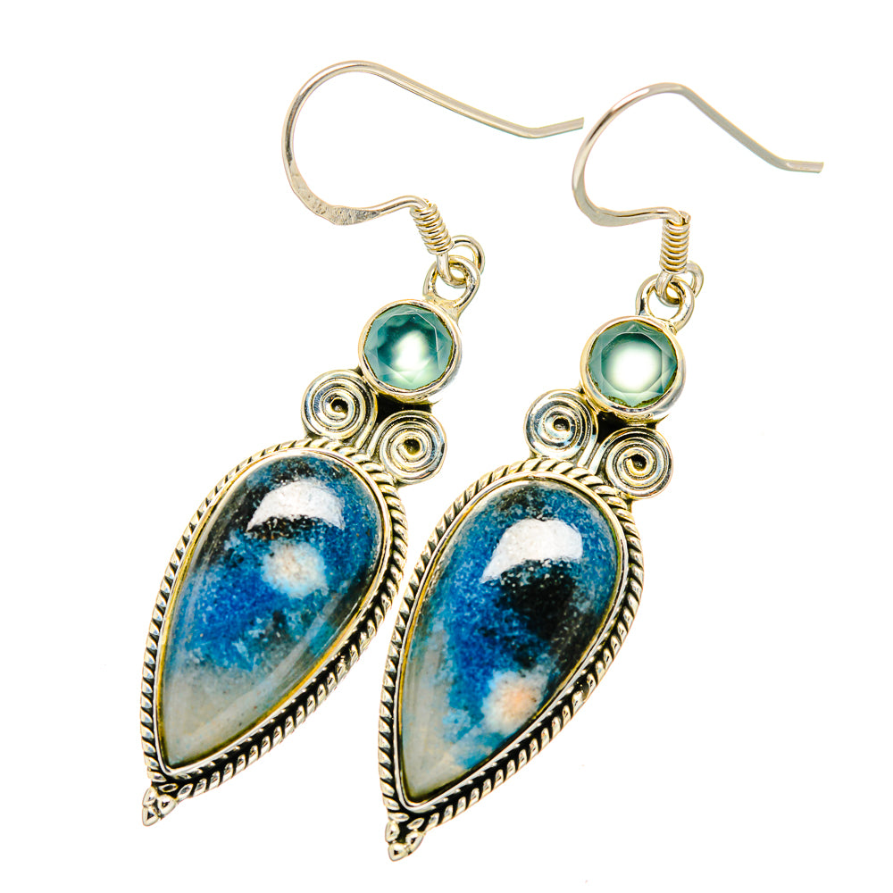 Apatite Earrings handcrafted by Anasilvercos - EARR420909