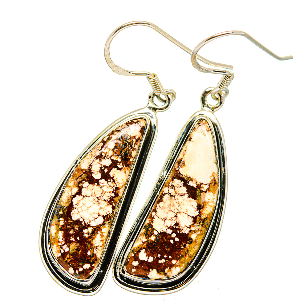 Wild Horse Jasper Earrings handcrafted by Anasilvercos - EARR420911