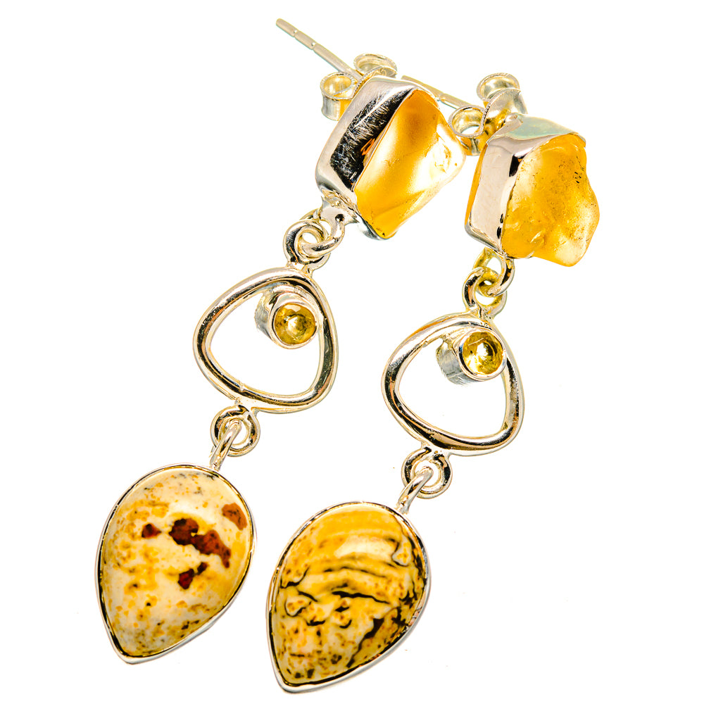 Picture Jasper Earrings handcrafted by Anasilvercos - EARR420924
