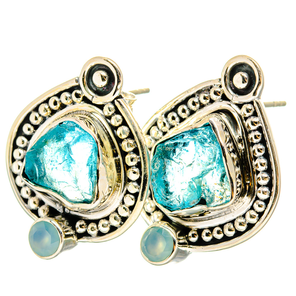 Apatite Earrings handcrafted by Anasilvercos - EARR420938