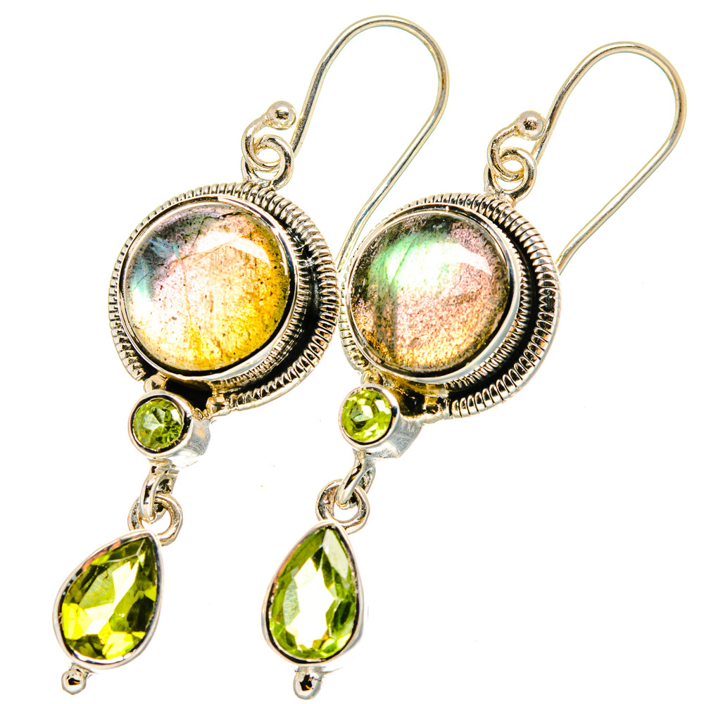 Labradorite Earrings handcrafted by Anasilvercos - EARR420939